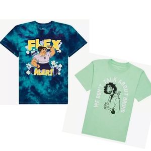Disney Encanto Youth Bundle: Luisa T-Shirt and Bruno T-Shirt - Youth Large Sizes